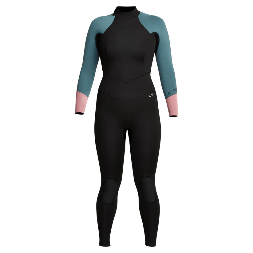 Women´s axis 4/3mm l/s bk zip Full Wetsuit