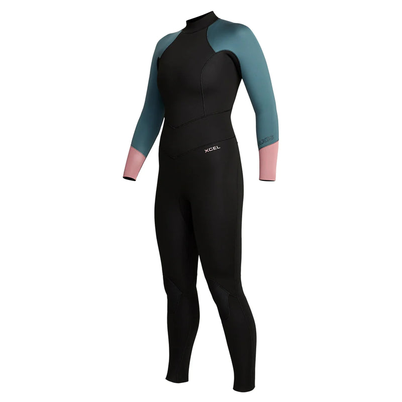 Women´s axis 4/3mm l/s bk zip Full Wetsuit