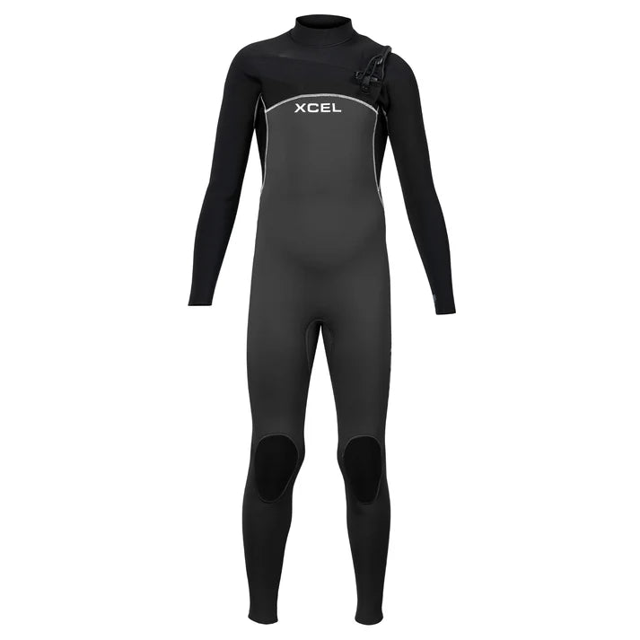 Kids' Comp Full Wetsuit 4/3mm - Graphite/Black NEW